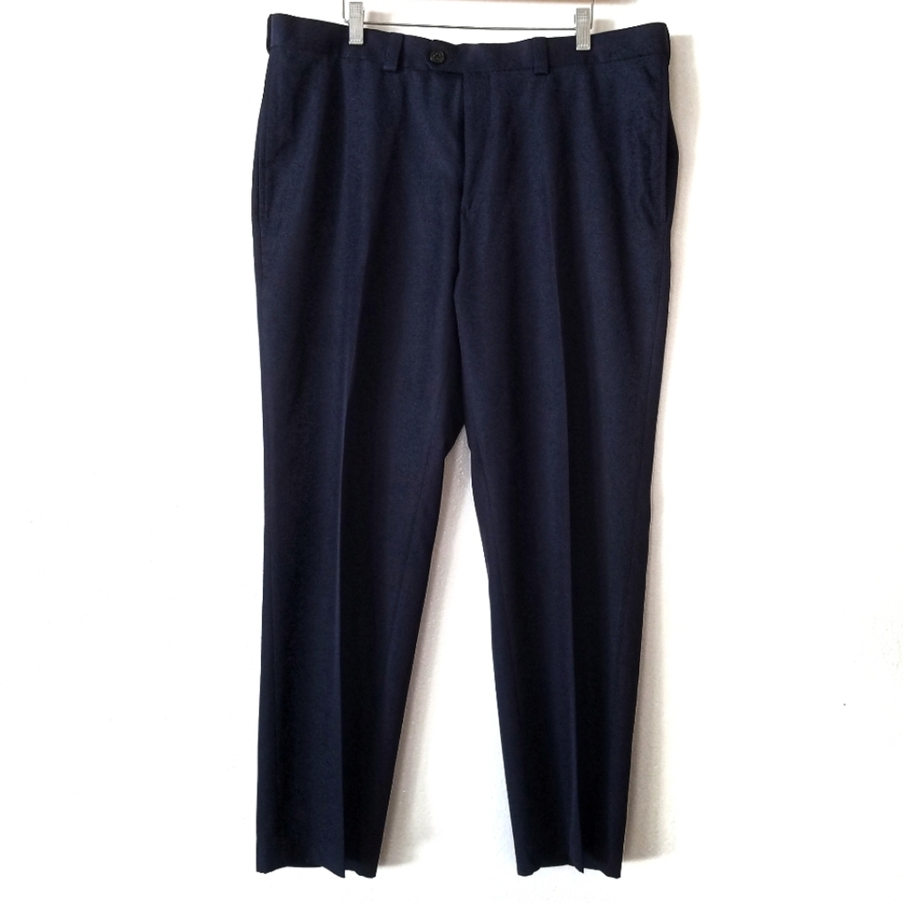 Haggar Repreve Straight Fit navy blue Dress pants 38/29